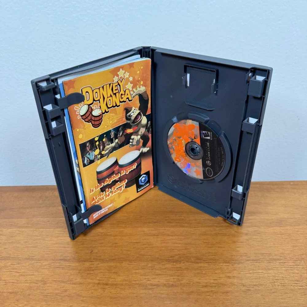 Donkey Konga Nintendo GameCube CIB Complete Manual Inserts